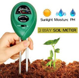 3-way Moisture, Light and Ph Meter | Soil Tester for plants