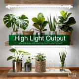 T8 LED Tube Grow Lights 10W X 2PCS for Plant Seedling/Leafgreen Cultivation