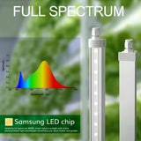 T8 LED Tube Grow Lights 10W X 4 PCS for home/garden leaf green/seedling growth