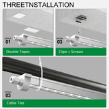 T8 LED Tube Grow Lights 10W X 2PCS for Plant Seedling/Leafgreen Cultivation