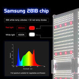 400W Full Spectrum Led Quantum Board LED Grow Lights|SAMSUNG LM281B