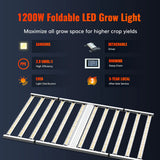 1200W Full Spectrum Led Grow Lights South Africa with SAMSUNG LM281B for Greenhouse / Grow tent