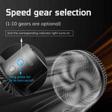 6 Inch Clip Fan for Grow Tents | 10-speed control | 45°/90° oscillation
