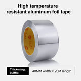 Heat Insulation High-Temperature Resistant Aluminum Foil Tape 20m