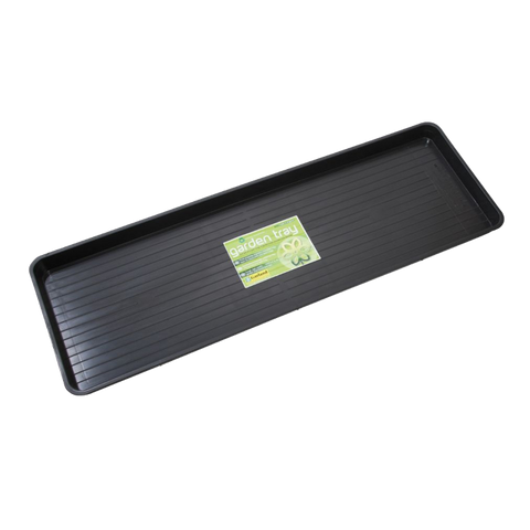 Garland Jumbo Garden Tray - 5cm Depth 117cm x 40cm x 5cm - Black