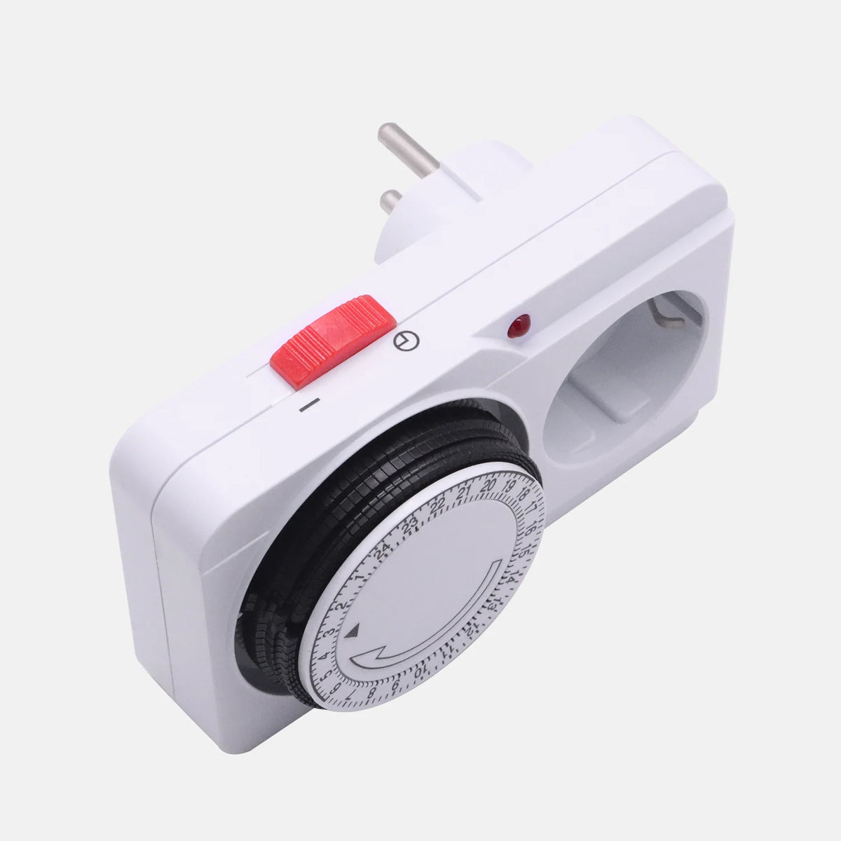 Timer Adaptor 24 hours Plug in Timer Mechanical with Adpater & Converter – GoHydro.co.za