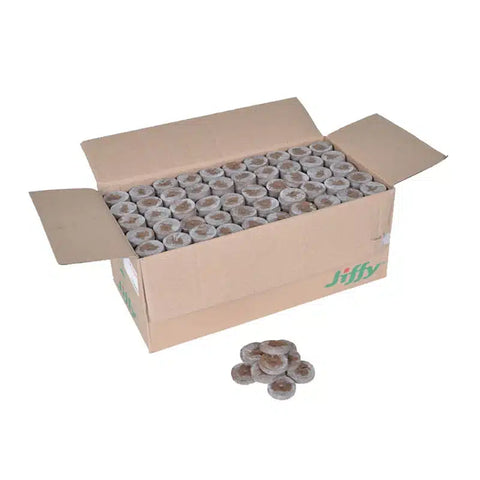 Jiffy-7 Peat Plugs (Box of 1000) 38mm Dry, Approx 41mm Expanded
